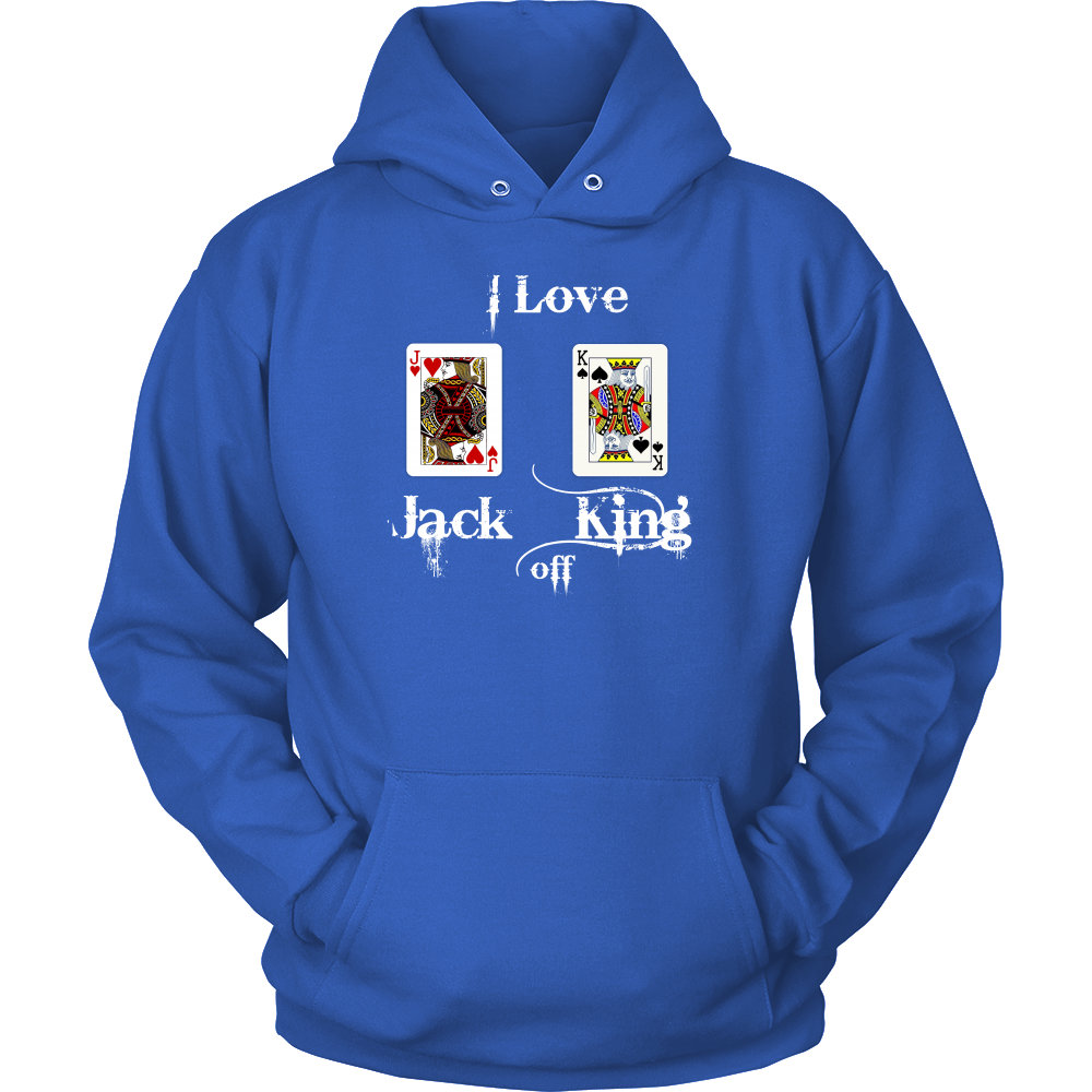 I Love Jack King Off  - White Lettering - T-Shirts, Hoodies, Longsleeves