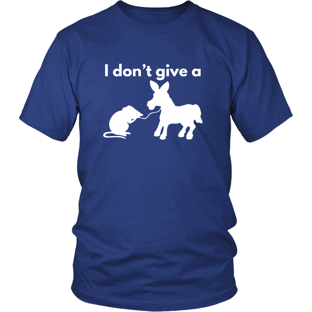 I Don't Give a Rat's Ass - White T-shirt