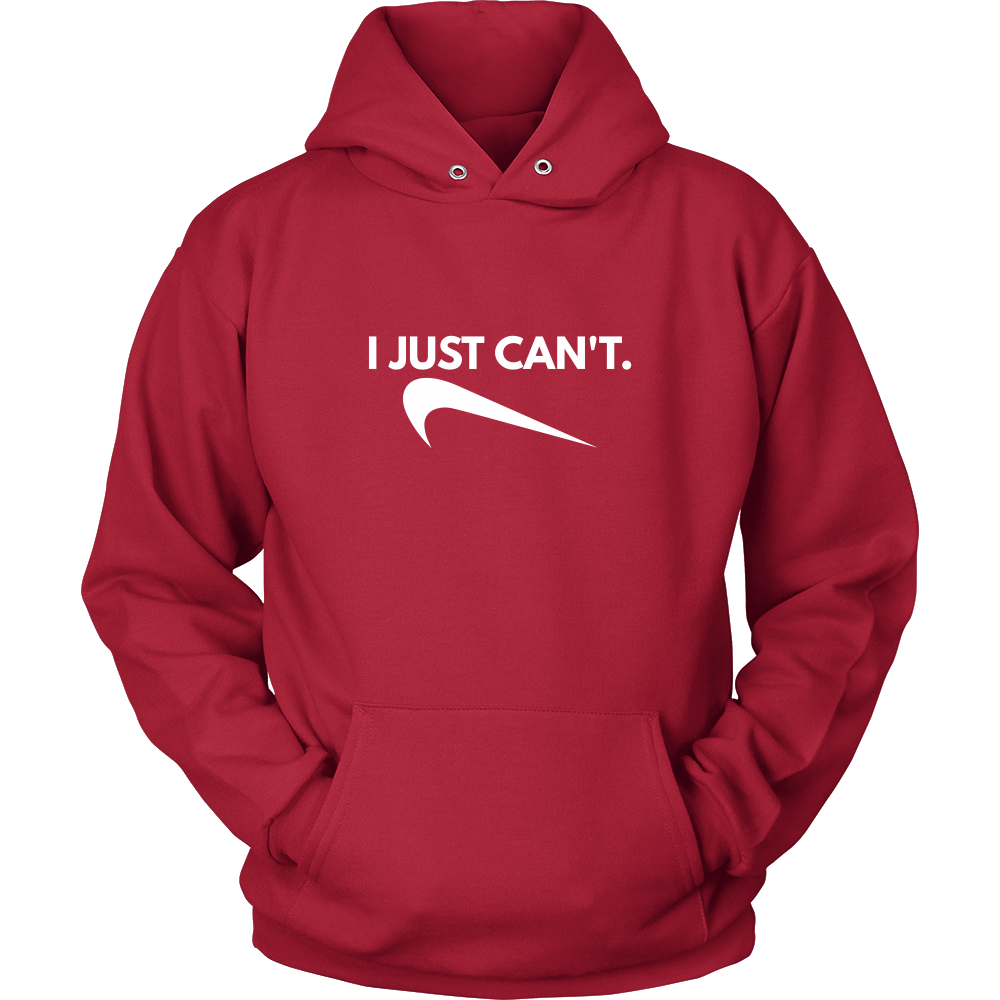I Just Can't. - White Lettering T-Shirt