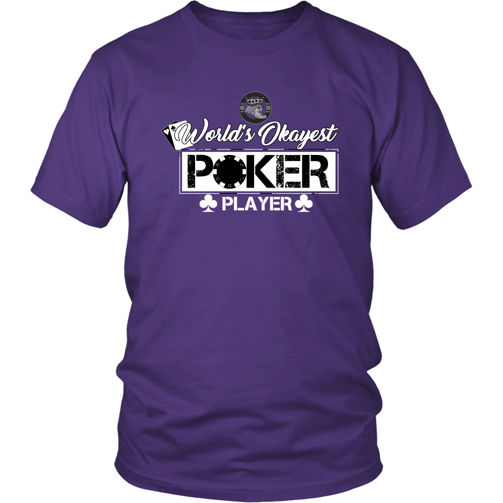 World's Okayest Poker Player - T-Shirts, Hoodies, Sweatshirts
