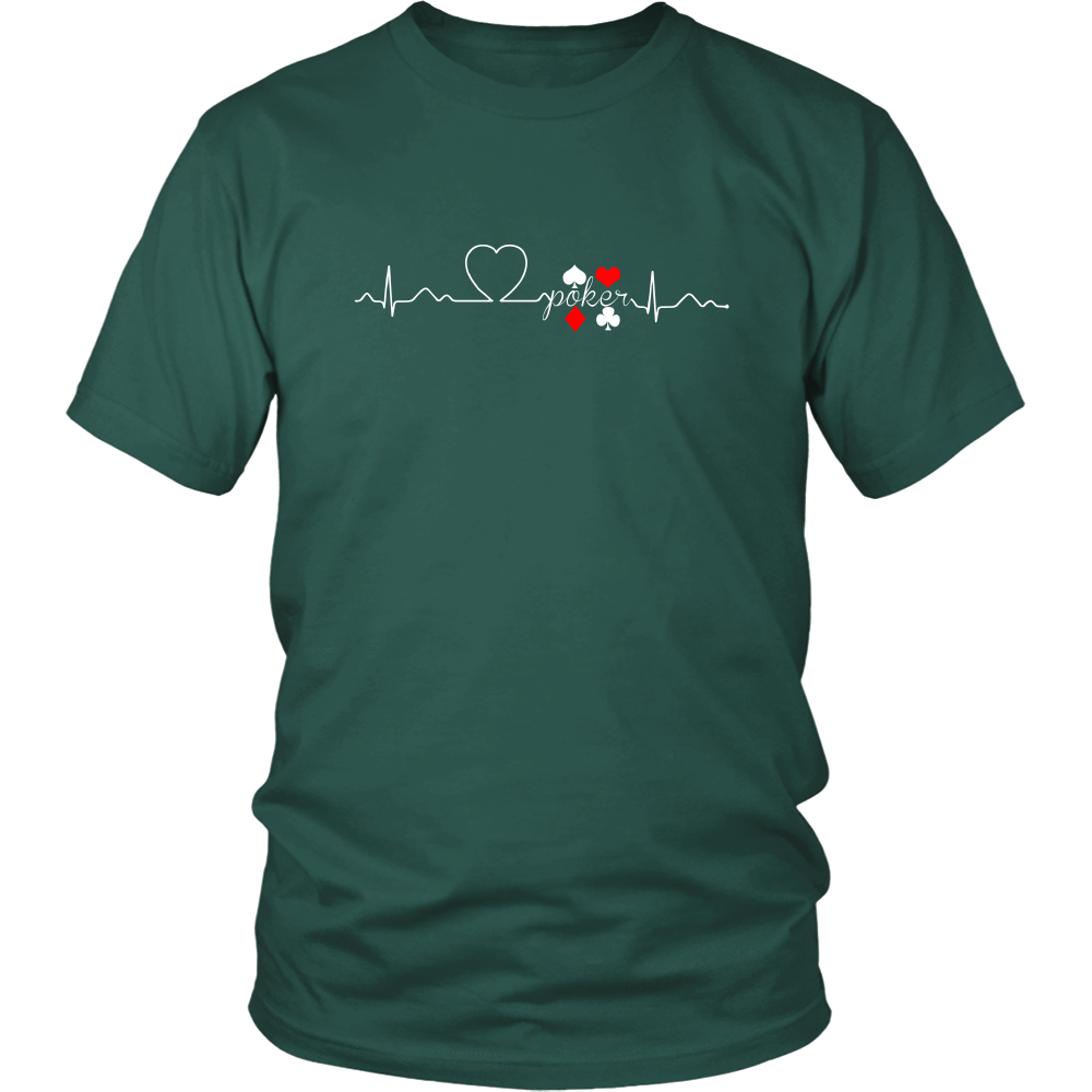 Poker Heartbeat - T-Shirts, Hoodies,  Longsleeves