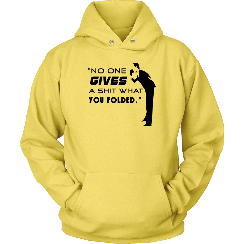 No One Gives... - Black Letter - T-Shirts, Hoodies, Longsleeves