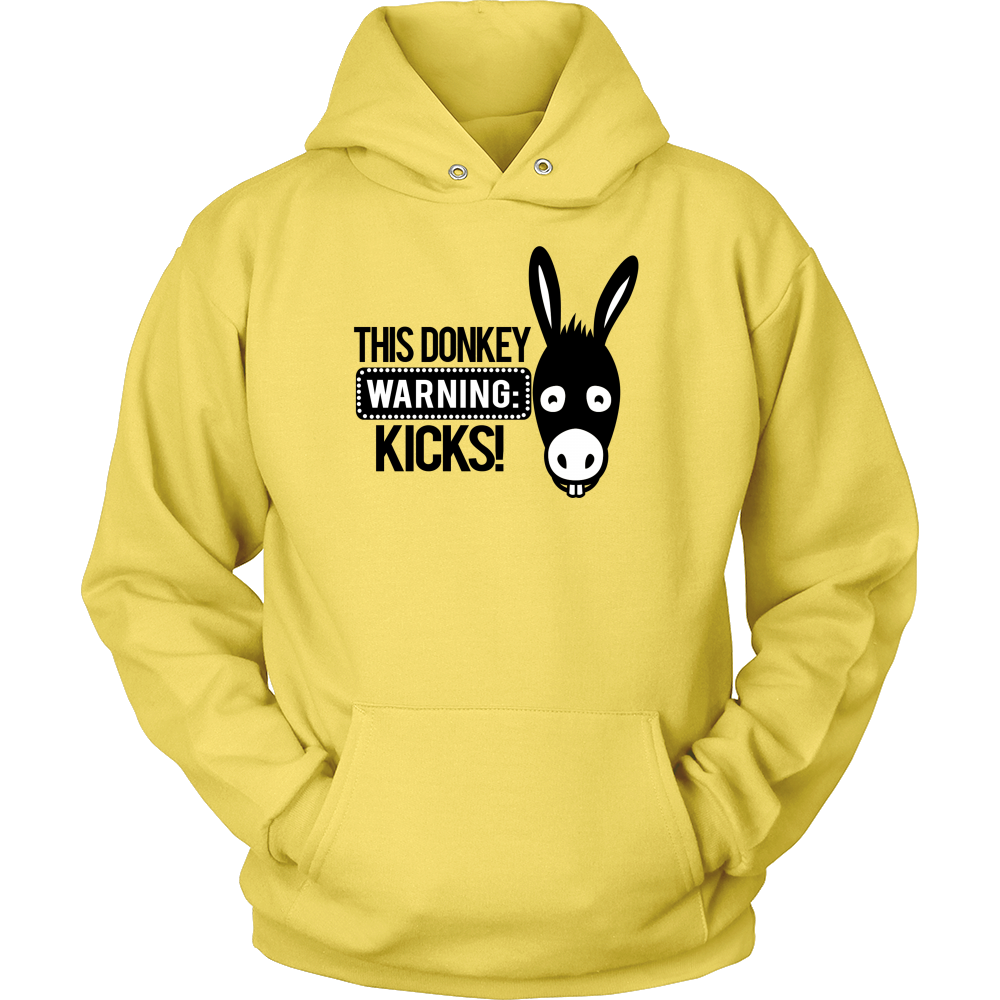 This Donkey Kicks - Black Lettering T-Shirts, Longsleeves