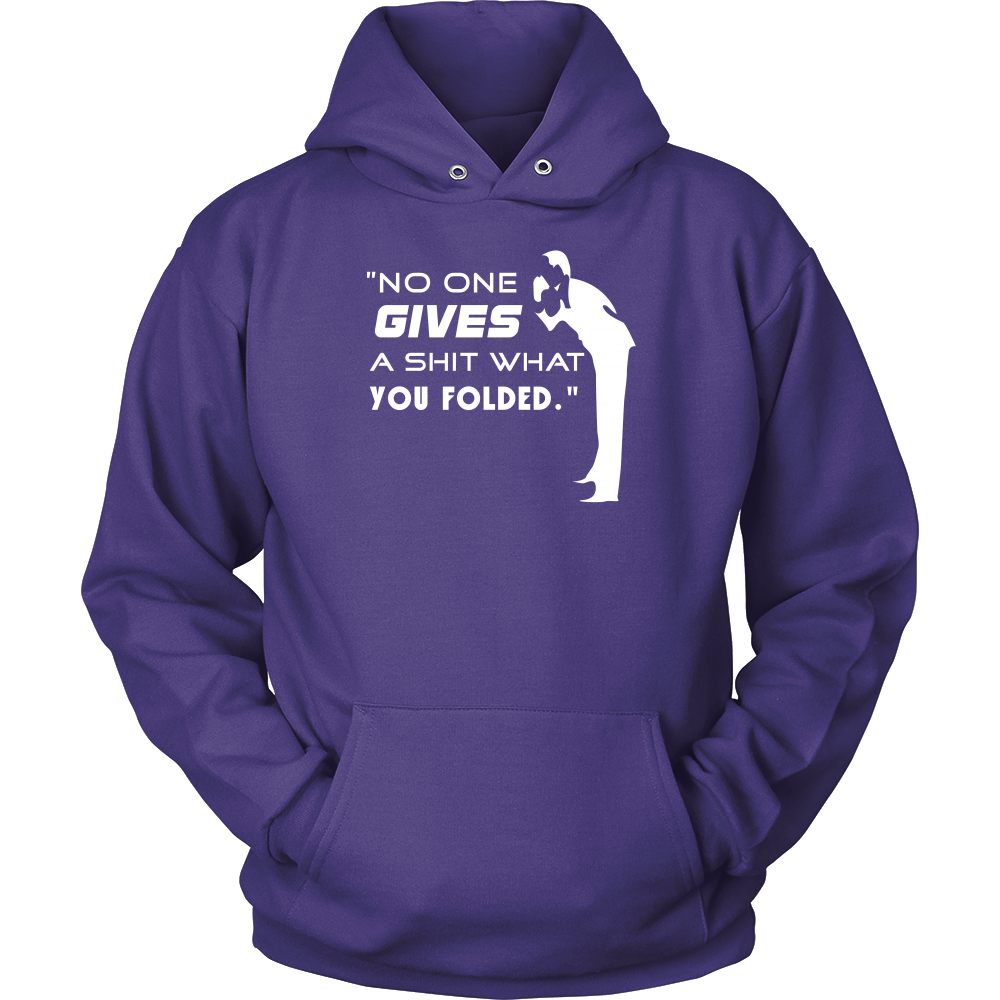 No One Gives... - White Letter - T-Shirts, Hoodies, Longsleeves