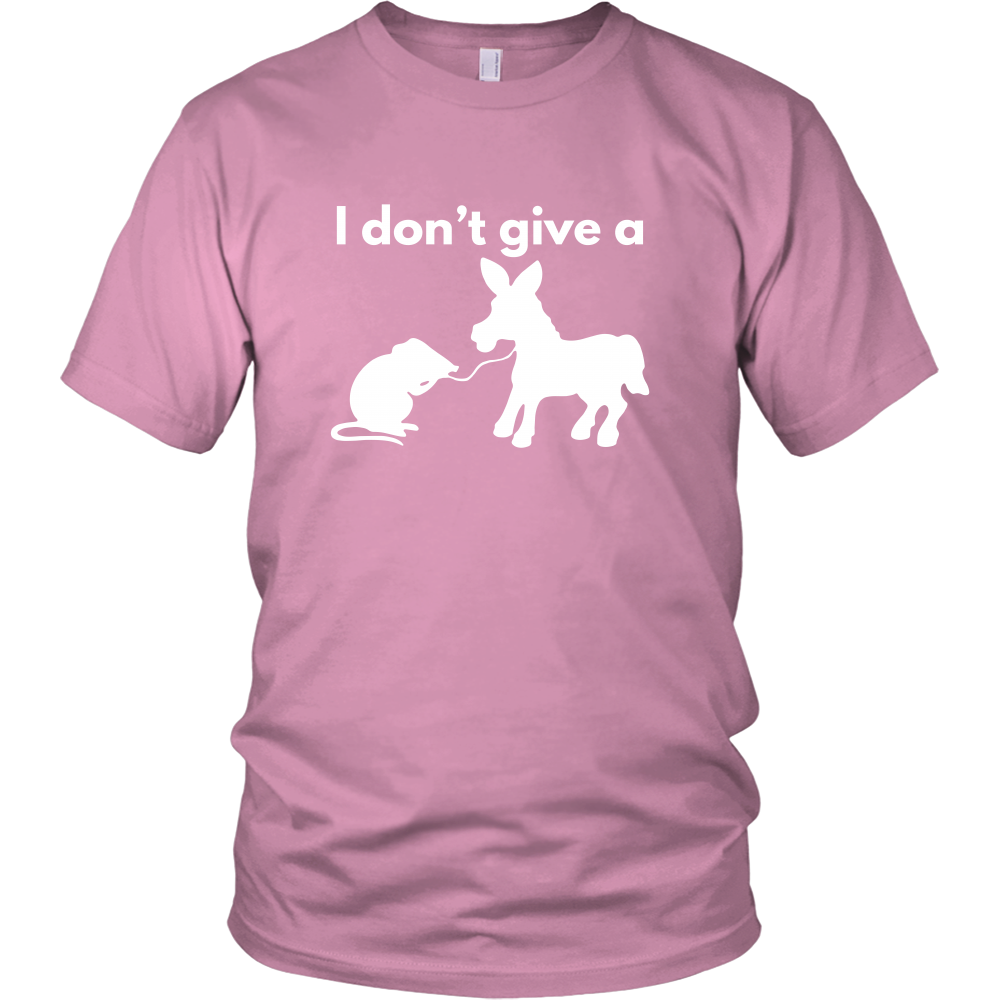 I Don't Give a Rat's Ass - White T-shirt