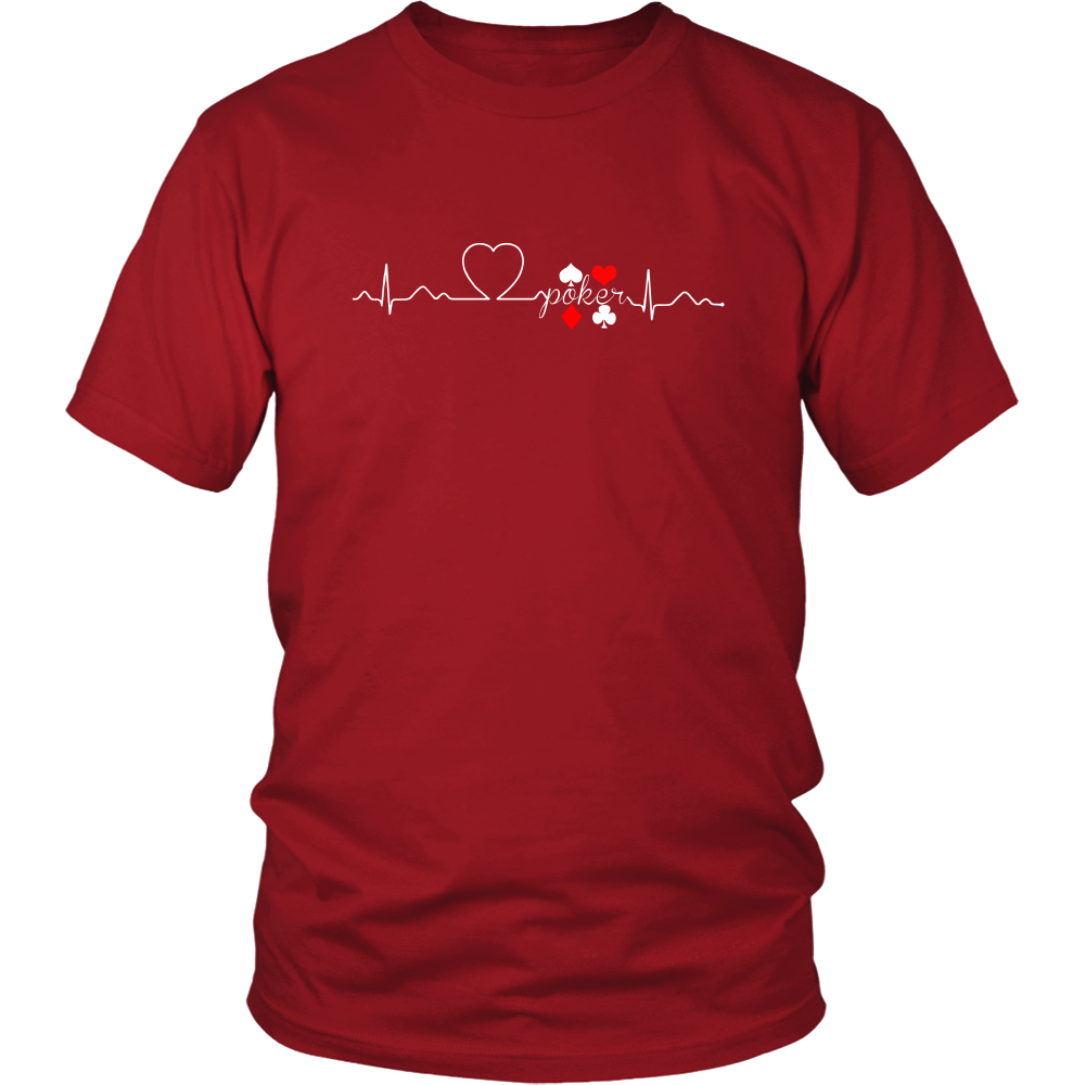 Poker Heartbeat - T-Shirts, Hoodies,  Longsleeves