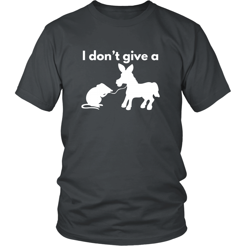 I Don't Give a Rat's Ass - White T-shirt