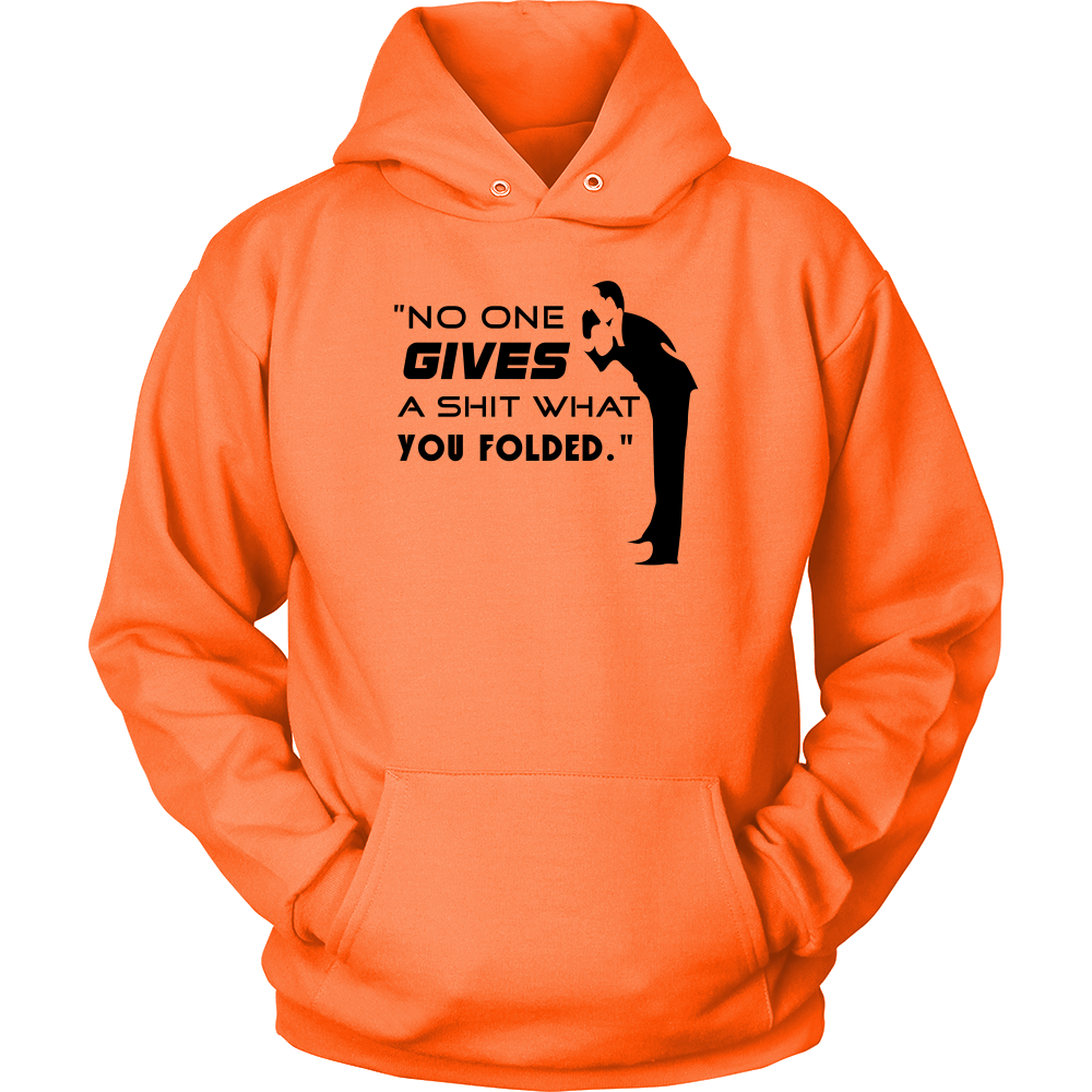 No One Gives... - Black Letter - T-Shirts, Hoodies, Longsleeves