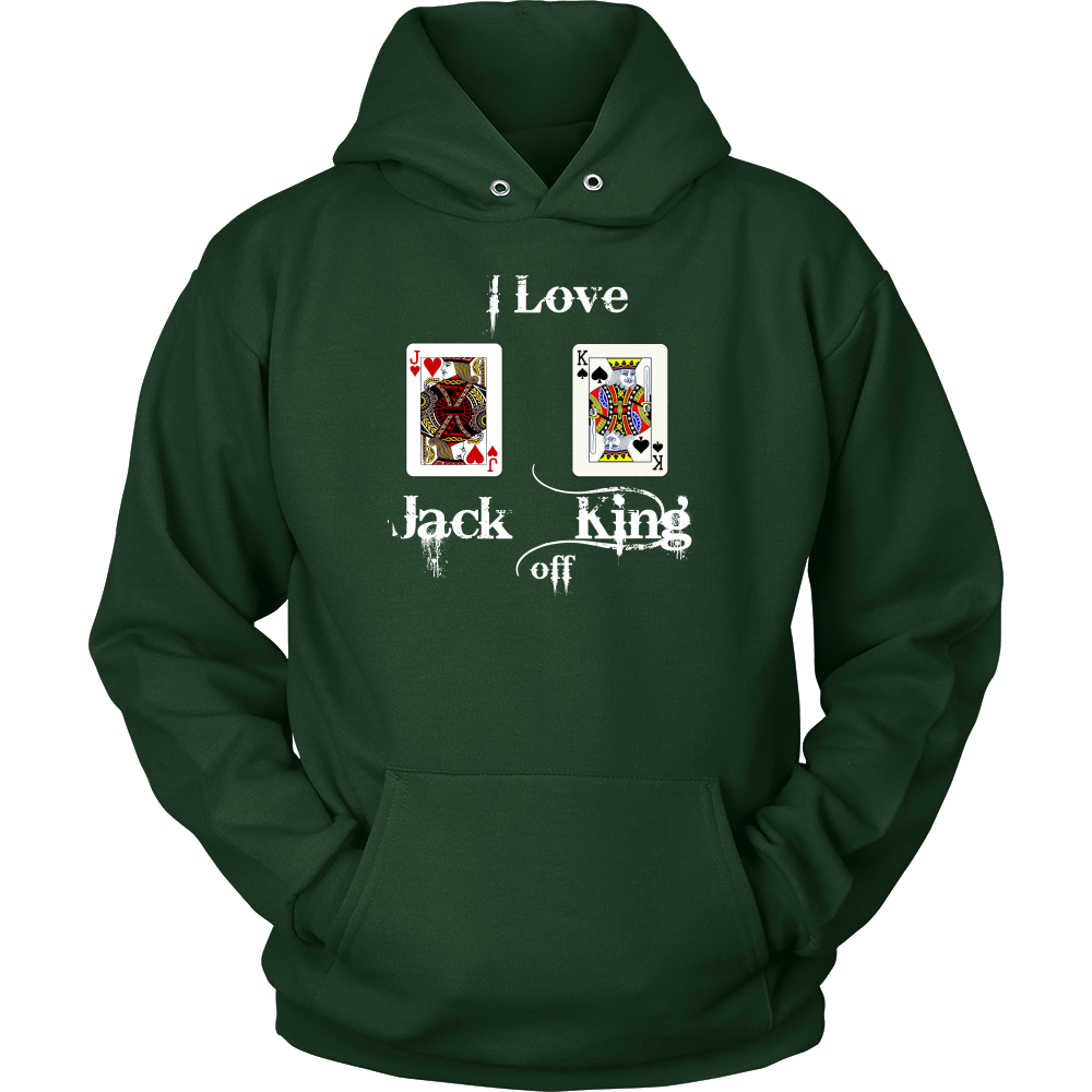 I Love Jack King Off  - White Lettering - T-Shirts, Hoodies, Longsleeves
