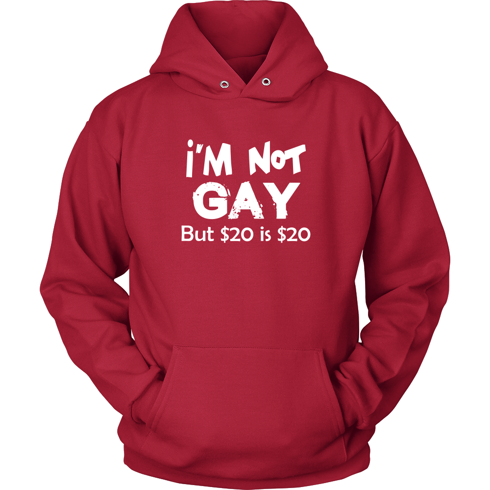 I'm Not Gay But $20 is $20 -Blk- T-Shirts