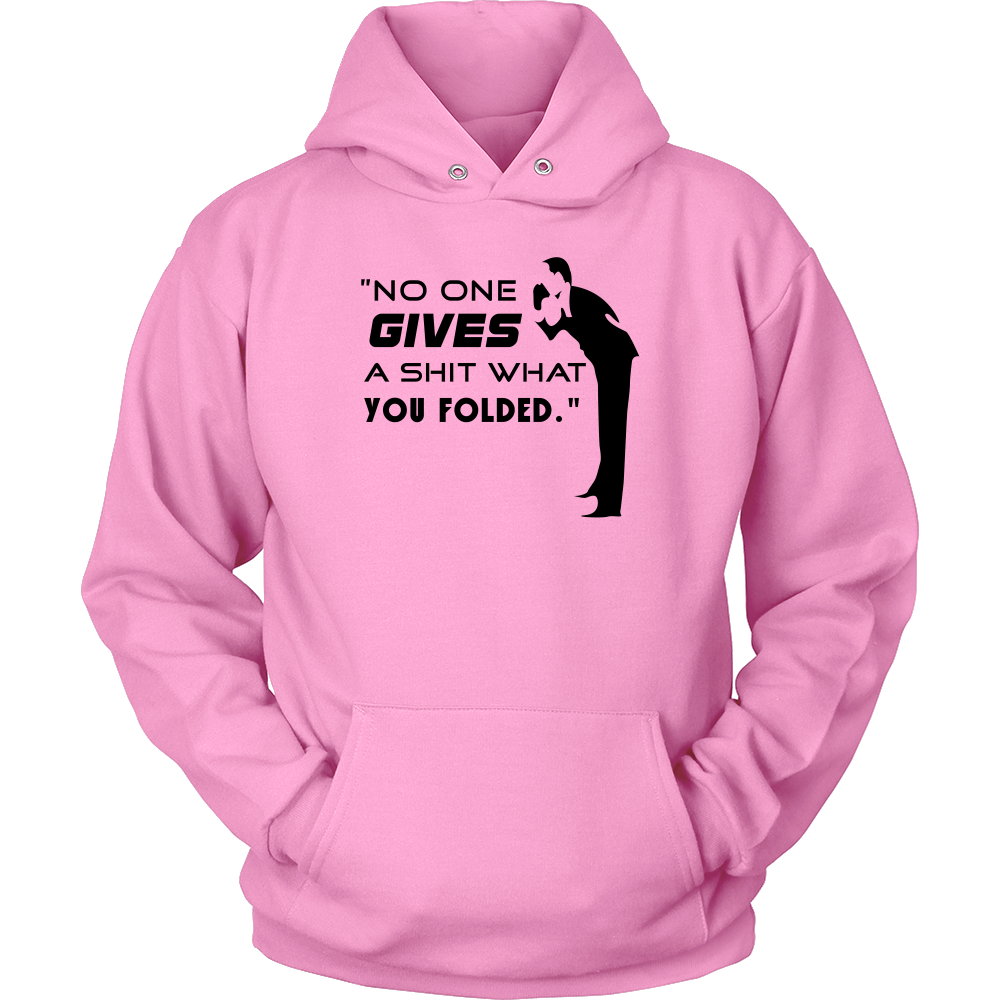 No One Gives... - Black Letter - T-Shirts, Hoodies, Longsleeves