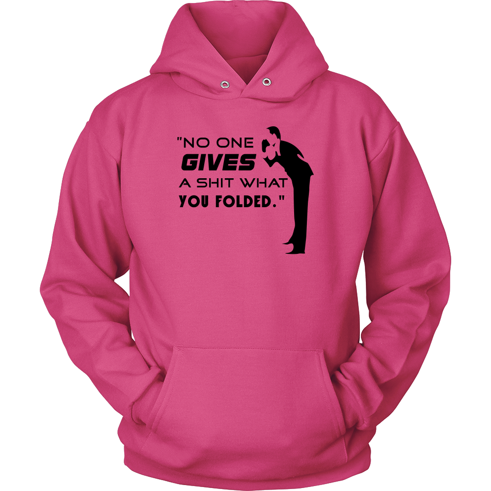 No One Gives... - Black Letter - T-Shirts, Hoodies, Longsleeves