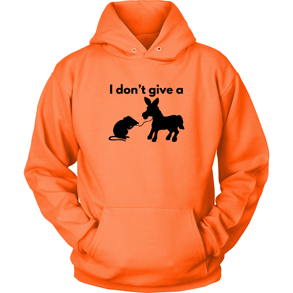 I Don't Give a Rat's Ass - Black Lettering T-shirt