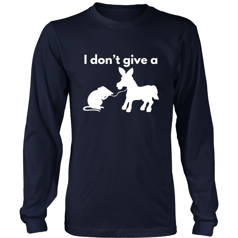 I Don't Give a Rat's Ass - White T-shirt
