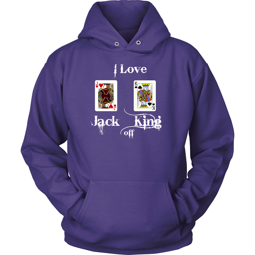 I Love Jack King Off  - White Lettering - T-Shirts, Hoodies, Longsleeves