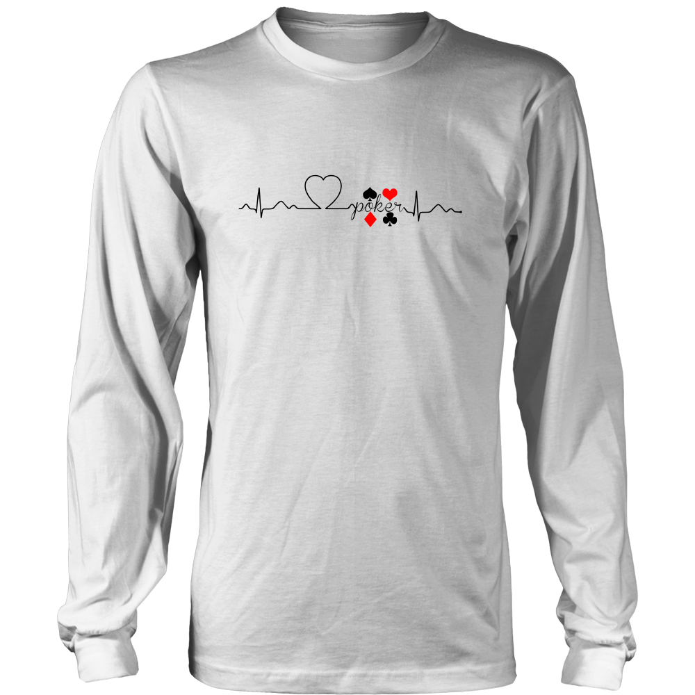 Poker Heartbeat - T-Shirts, Hoodies,  Longsleeves
