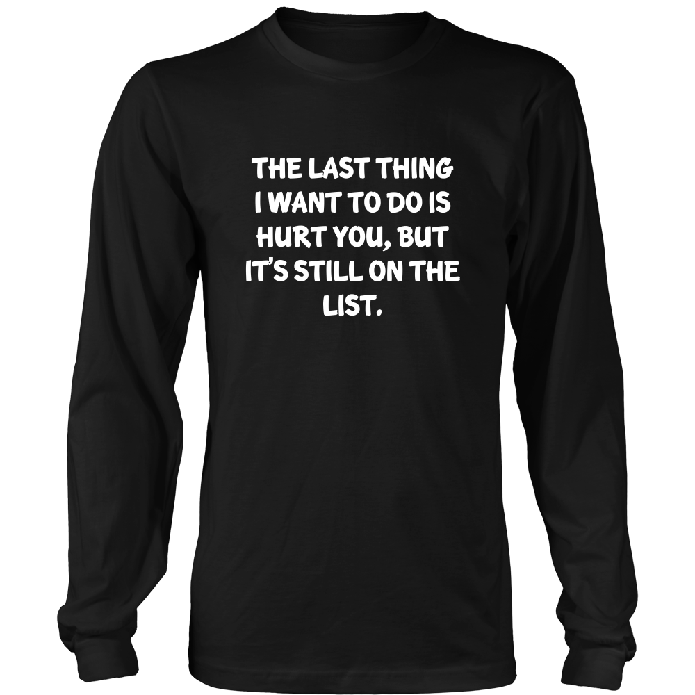 The Last Thing I Want To Do Is Hurt You,  But It's Still On The List