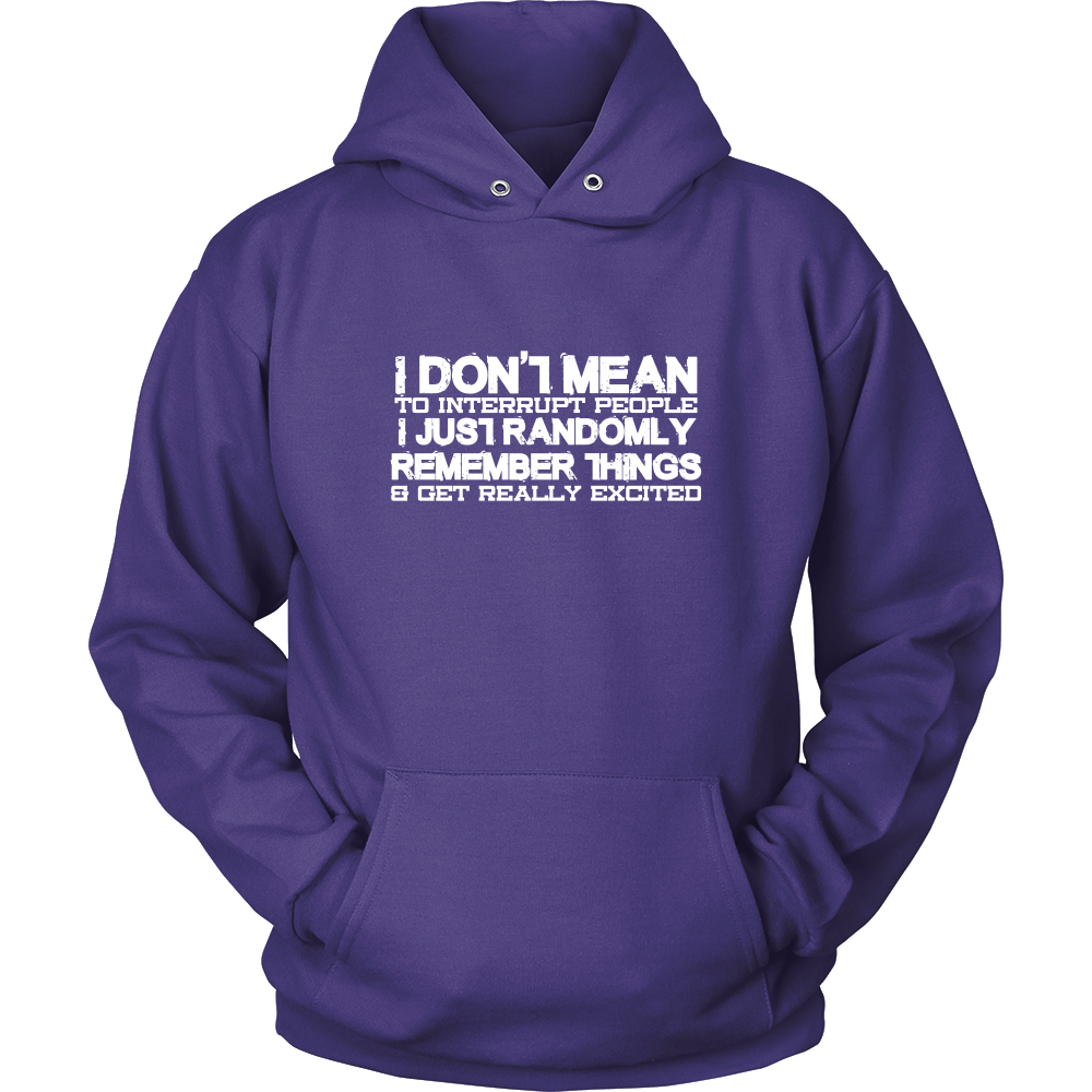 I Don't Mean To Interrupt People
