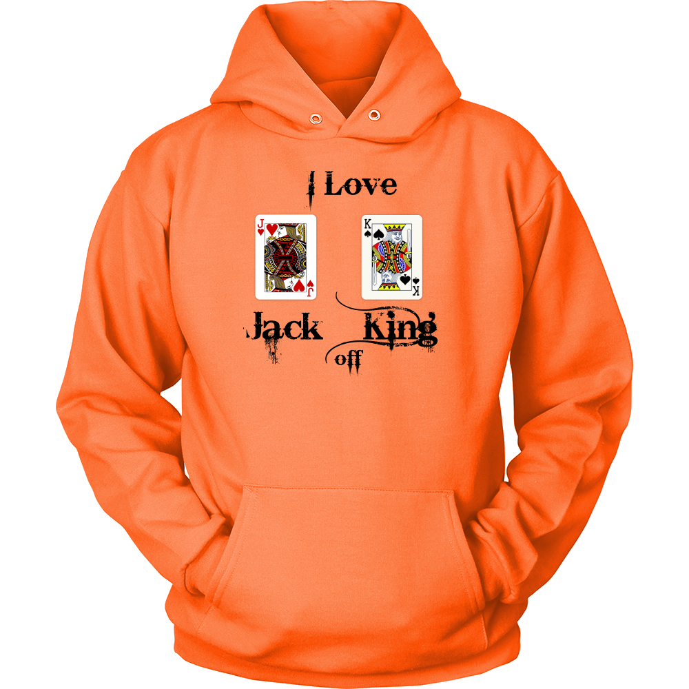 I Love Jack King Off  - Black Lettering - T-Shirts, Hoodies, Longsleeves