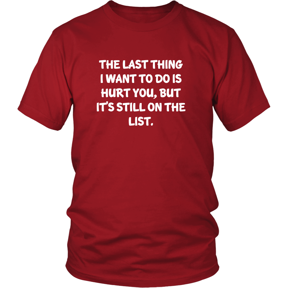 The Last Thing I Want To Do Is Hurt You,  But It's Still On The List