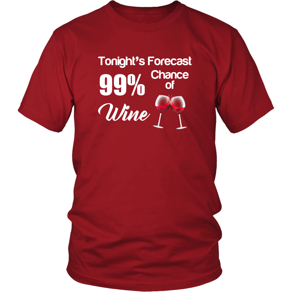 Tonight's Forecast 99& Chance of Wine