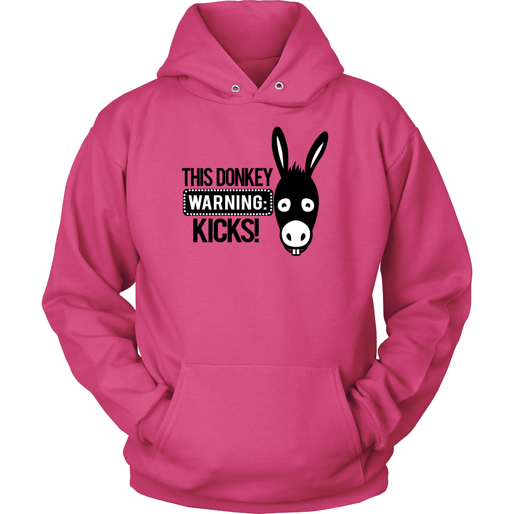 This Donkey Kicks - Black Lettering T-Shirts, Longsleeves