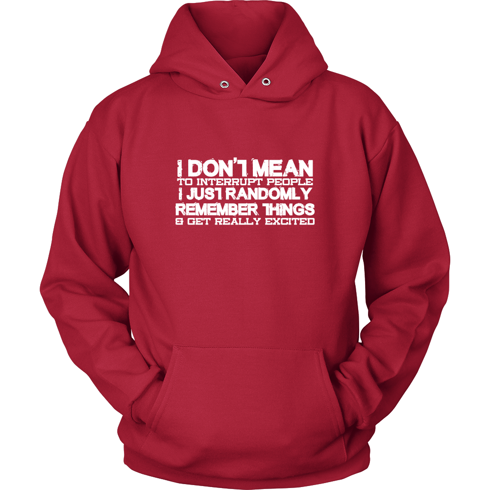 I Don't Mean To Interrupt People