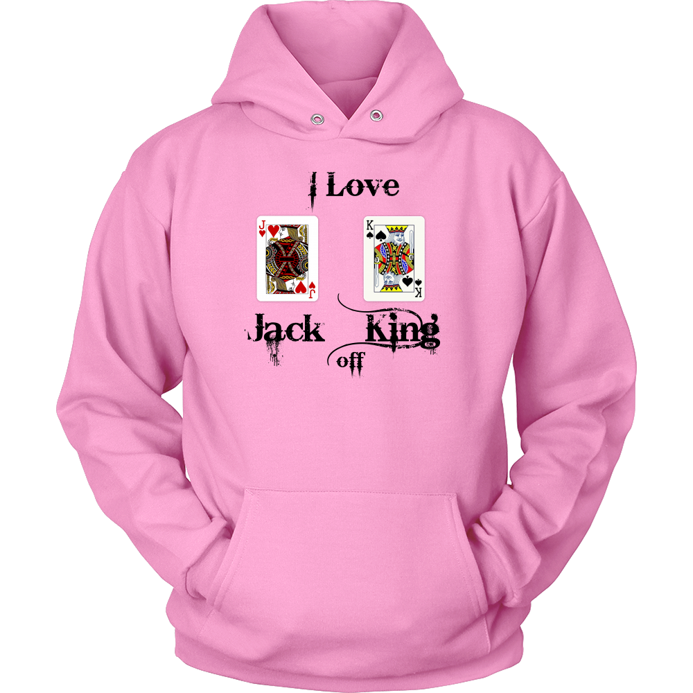 I Love Jack King Off  - Black Lettering - T-Shirts, Hoodies, Longsleeves