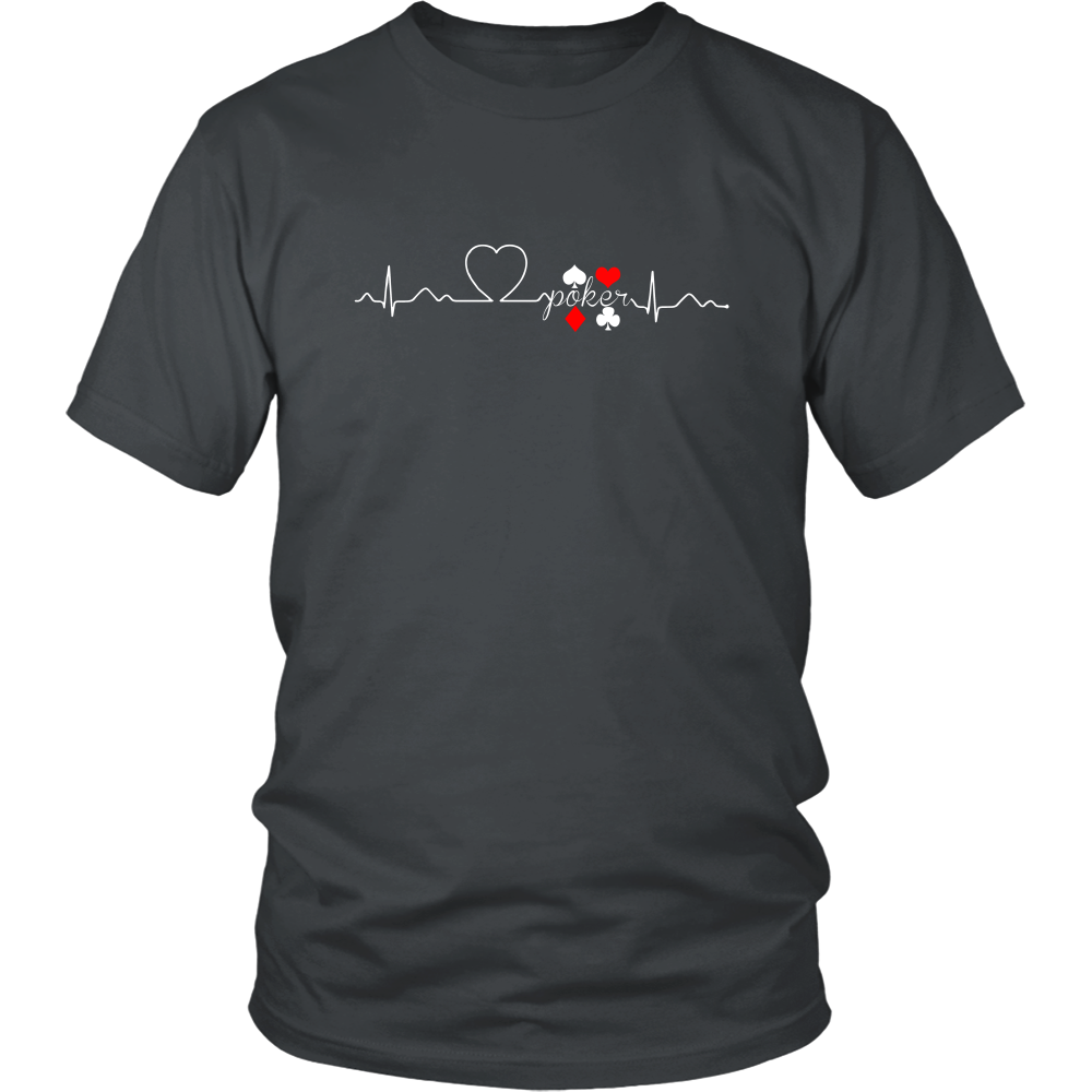Poker Heartbeat - T-Shirts, Hoodies,  Longsleeves