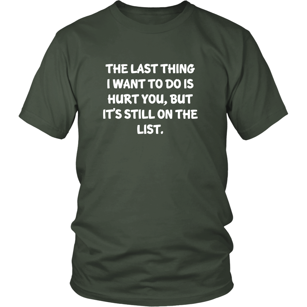 The Last Thing I Want To Do Is Hurt You,  But It's Still On The List
