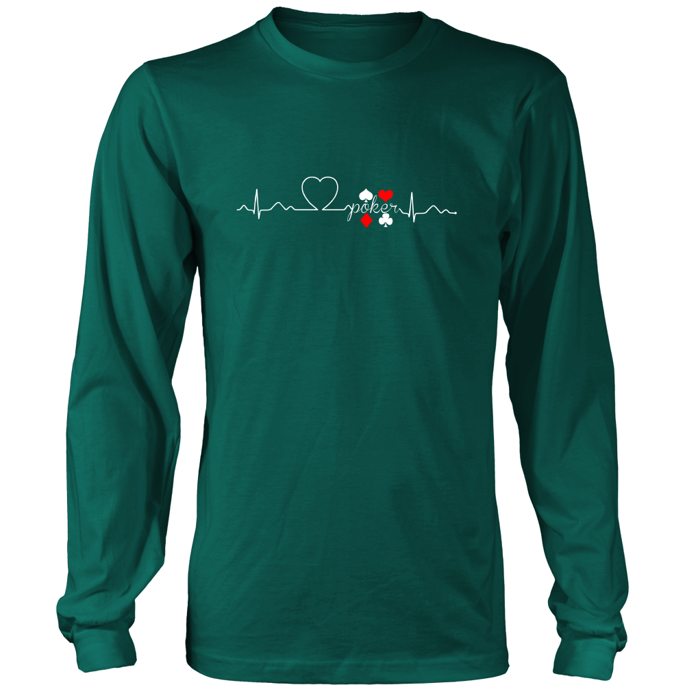 Poker Heartbeat - T-Shirts, Hoodies,  Longsleeves