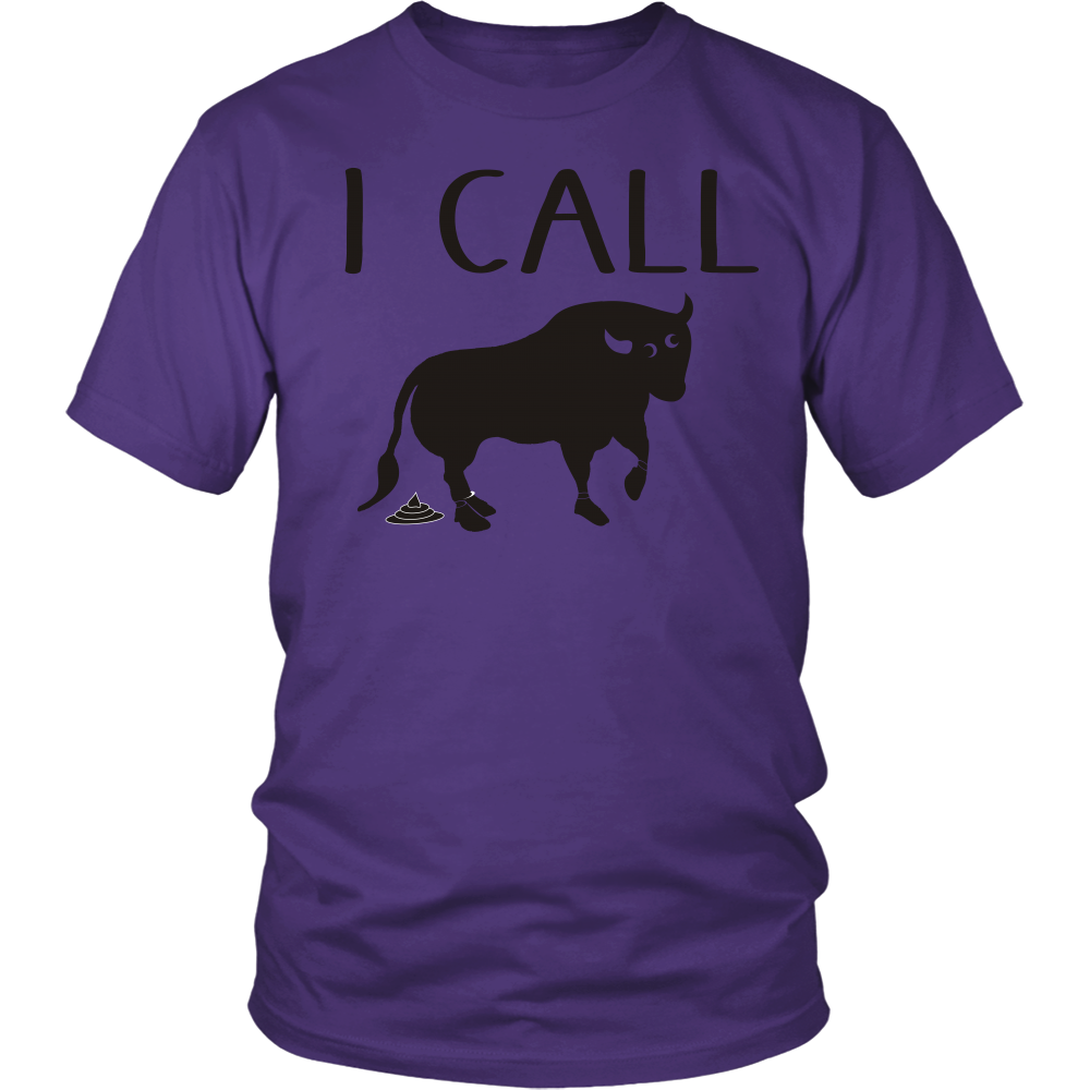 I Call Bullshit -Black Lettering - Facing Right T Shirt, Sweatshirt and Hoodie