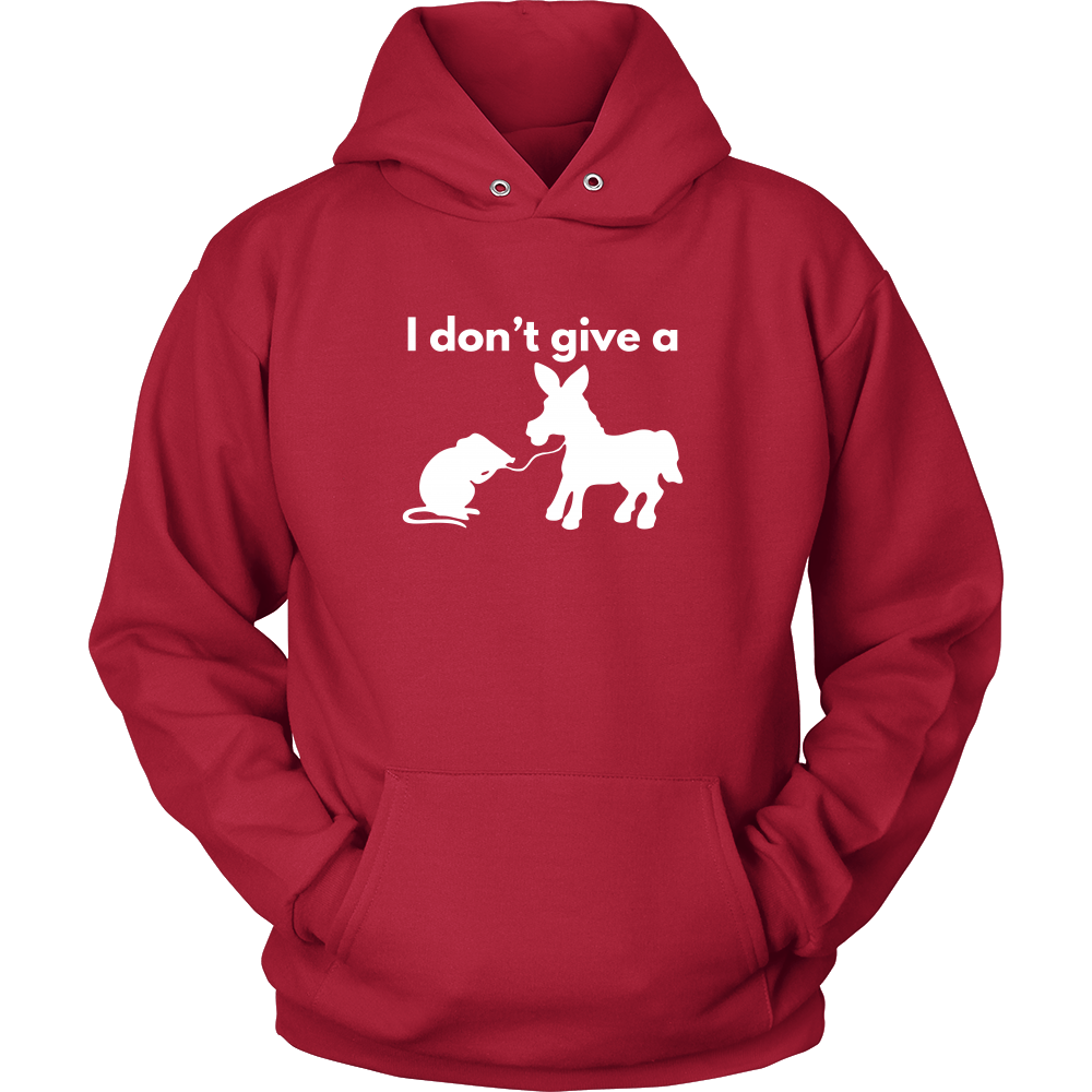 I Don't Give a Rat's Ass - White T-shirt