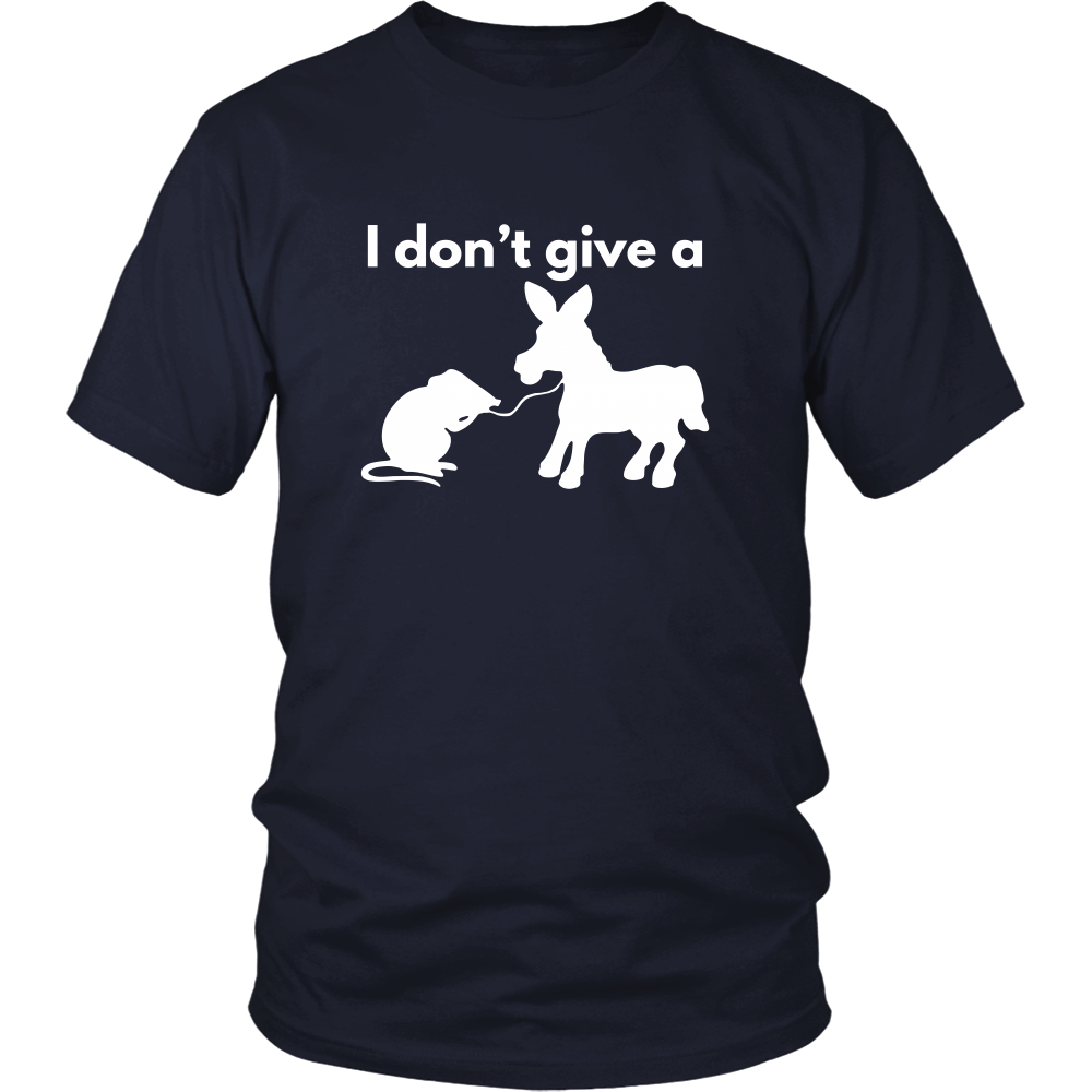 I Don't Give a Rat's Ass - White T-shirt