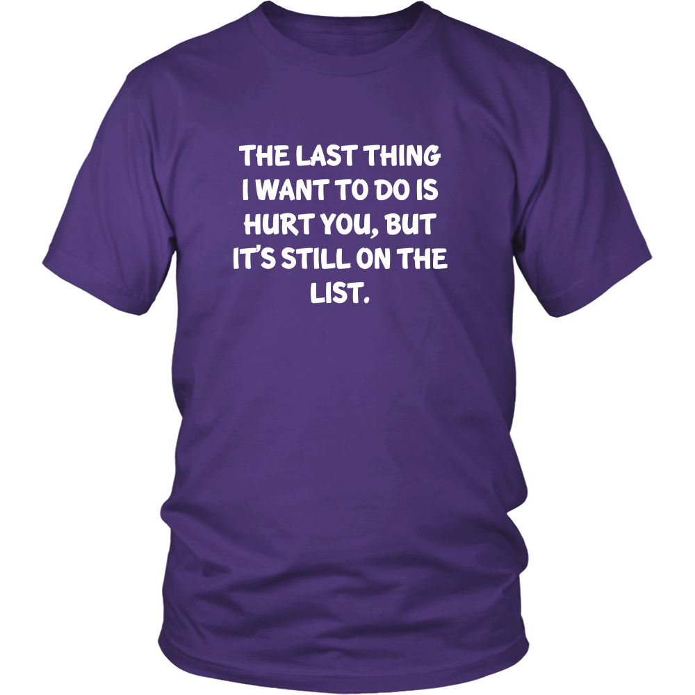The Last Thing I Want To Do Is Hurt You,  But It's Still On The List