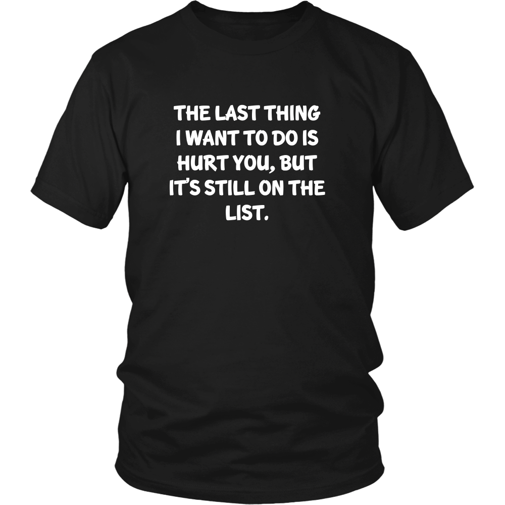 The Last Thing I Want To Do Is Hurt You,  But It's Still On The List