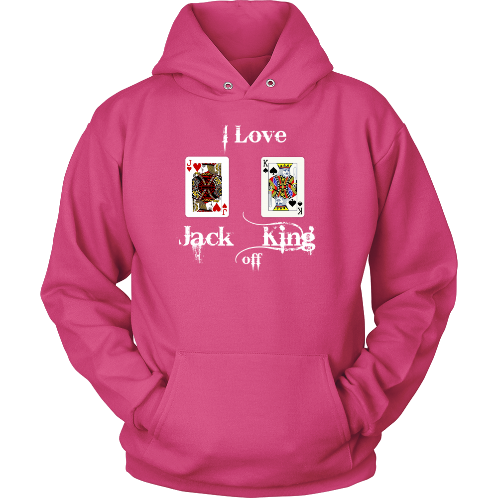 I Love Jack King Off  - White Lettering - T-Shirts, Hoodies, Longsleeves