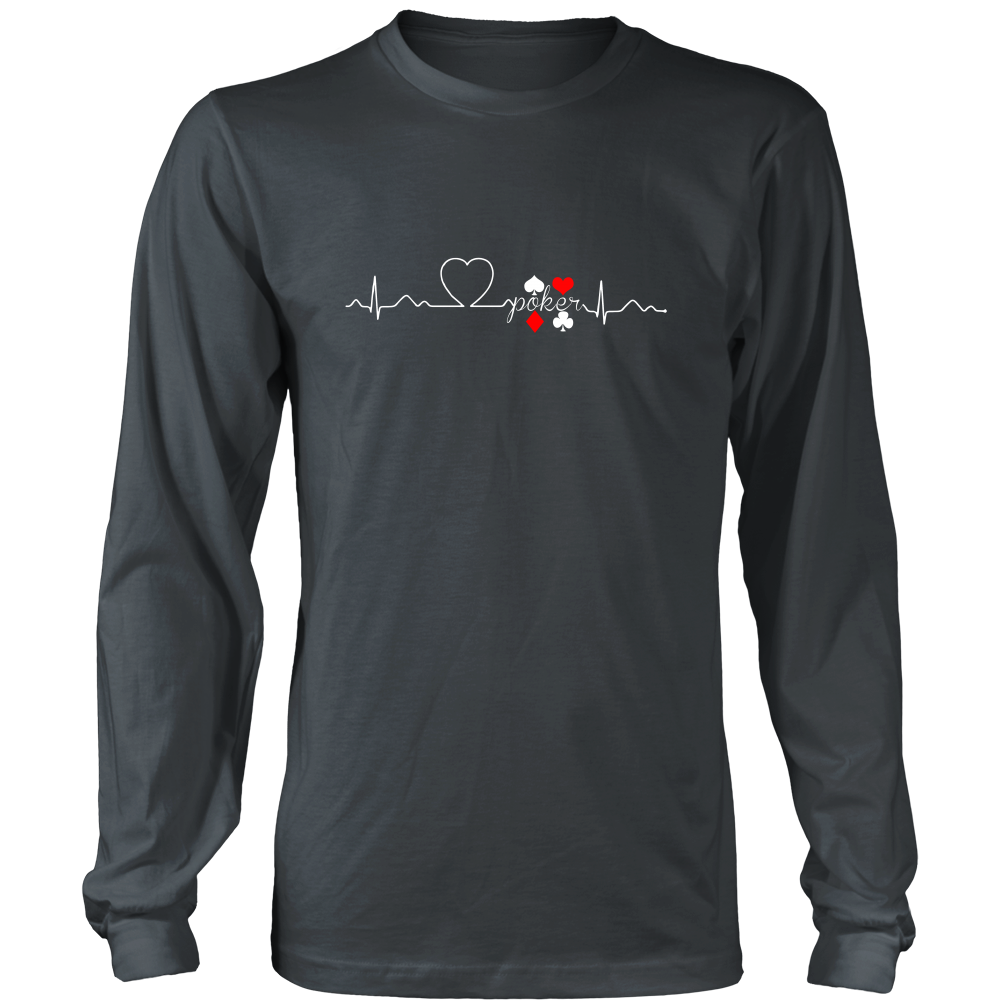 Poker Heartbeat - T-Shirts, Hoodies,  Longsleeves