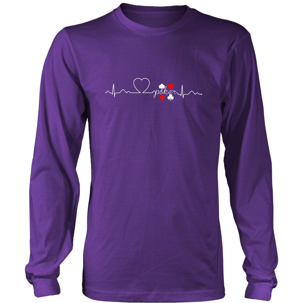 Poker Heartbeat - T-Shirts, Hoodies,  Longsleeves