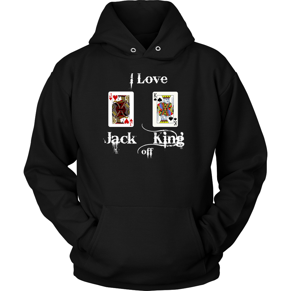 I Love Jack King Off  - White Lettering - T-Shirts, Hoodies, Longsleeves