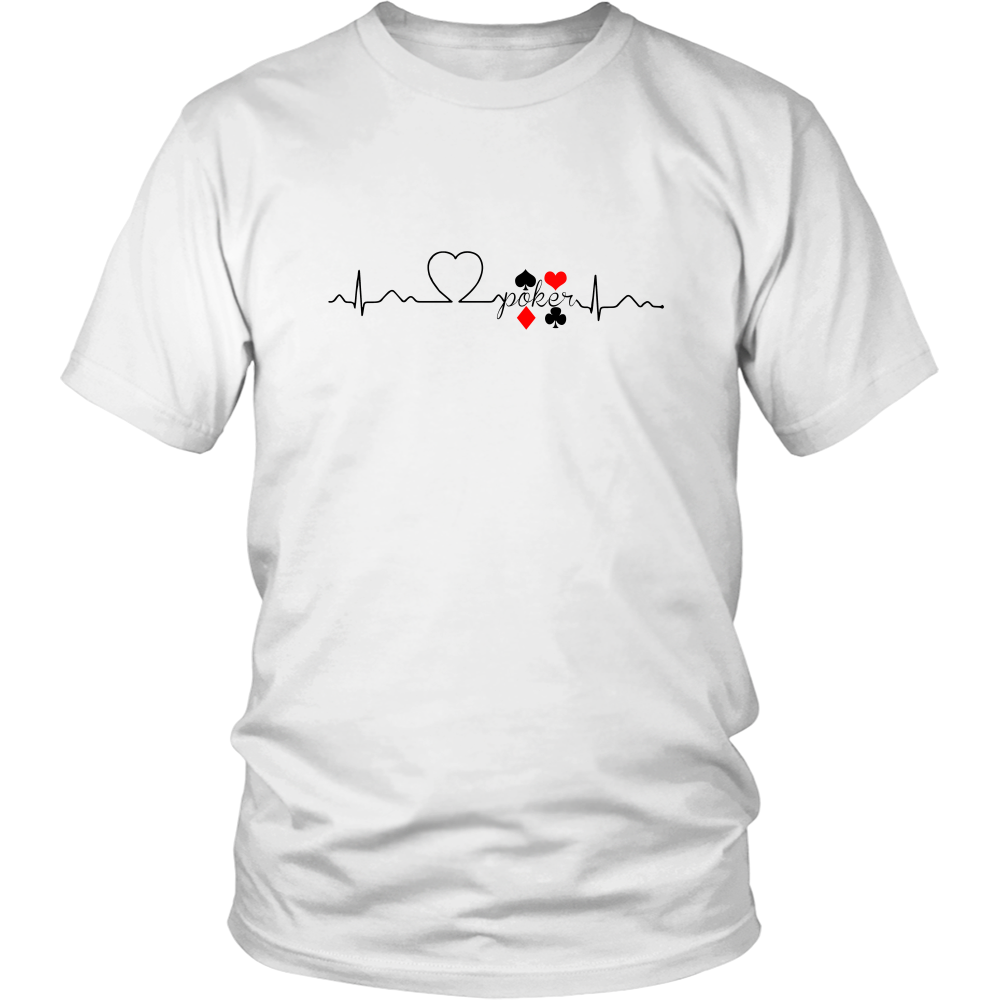 Poker Heartbeat - T-Shirts, Hoodies,  Longsleeves