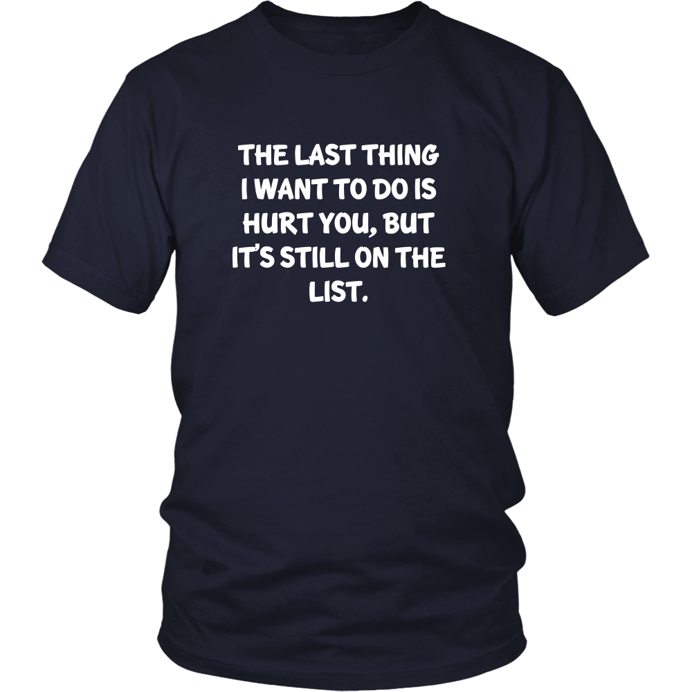 The Last Thing I Want To Do Is Hurt You,  But It's Still On The List