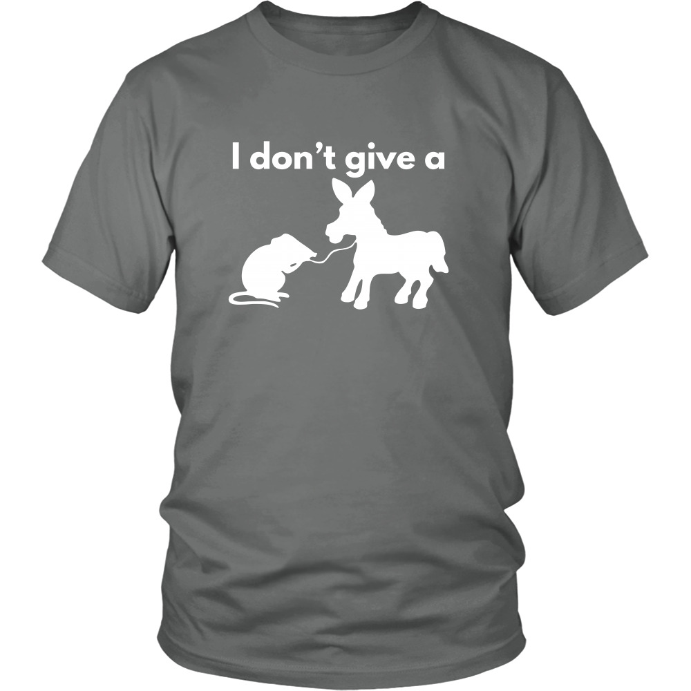I Don't Give a Rat's Ass - White T-shirt