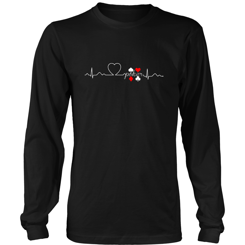 Poker Heartbeat - T-Shirts, Hoodies,  Longsleeves