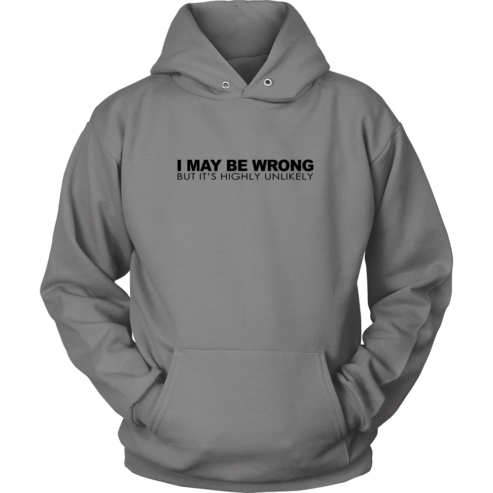 I May Be Wrong But It's Highly UnLikely- Blk Lettering
