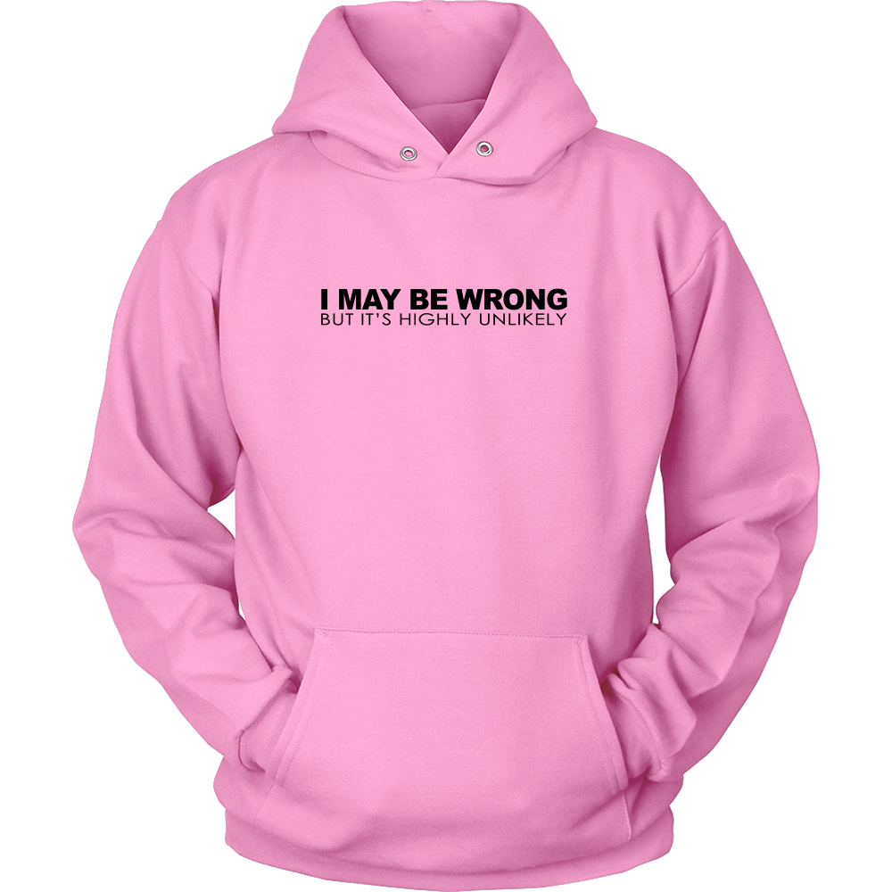 I May Be Wrong But It's Highly UnLikely- Blk Lettering