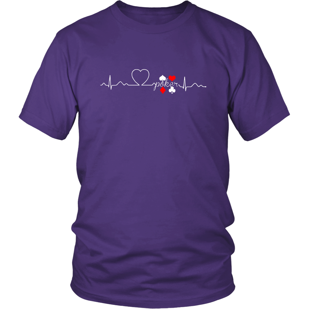 Poker Heartbeat - T-Shirts, Hoodies,  Longsleeves