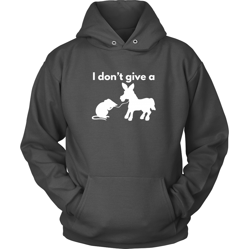 I Don't Give a Rat's Ass - White T-shirt